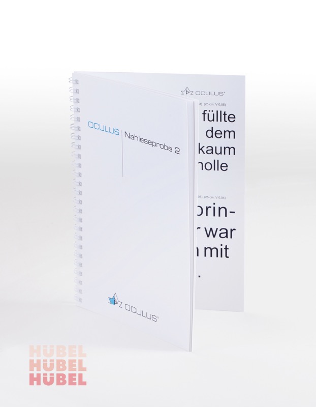 Nahlesebuch mit Sprialbindung