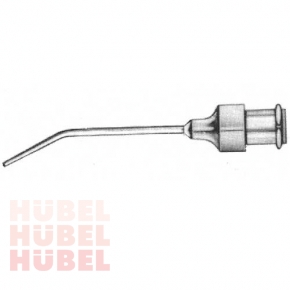 Tränenwegkanüle - Stahl - kurzwinklig gebogen - 0,5 mm