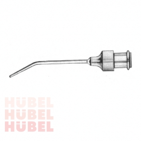 806_0L6omvPh6PIZJh Tränenwegkanüle - Stahl - kurzwinklig gebogen - 0,6 mm